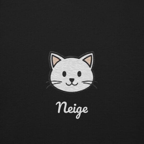 Sweatshirt Unisexe Chat Couleur Unie