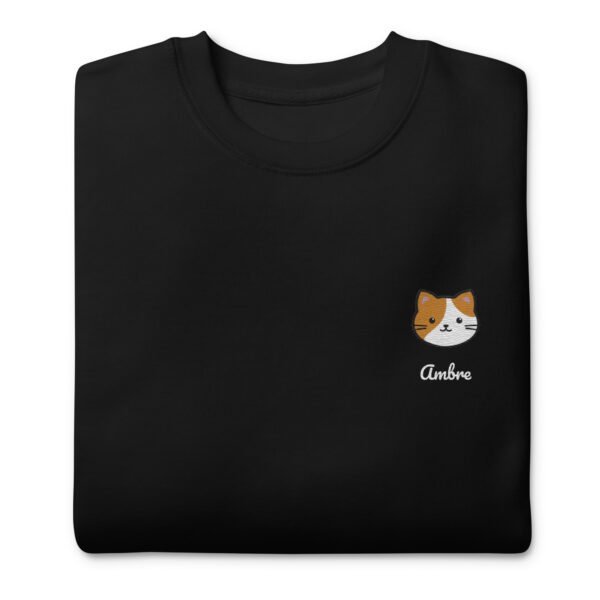 Sweatshirt Unisexe Chat Bicolore
