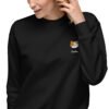 Sweatshirt Unisexe Chat Bicolore