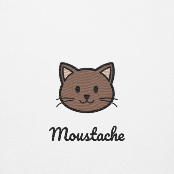 Sweatshirt Unisexe Chat Couleur Unie