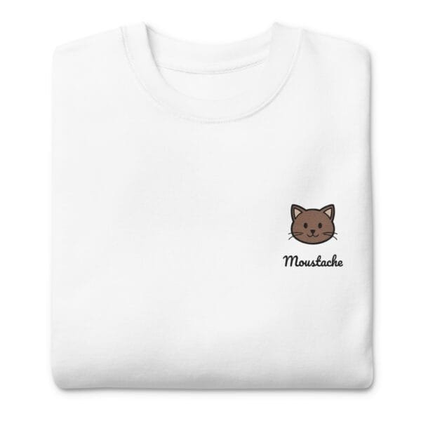 Sweatshirt Unisexe Chat Couleur Unie