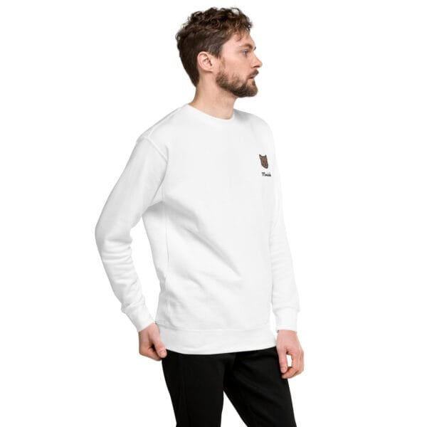 Sweatshirt Unisexe Chat Couleur Unie