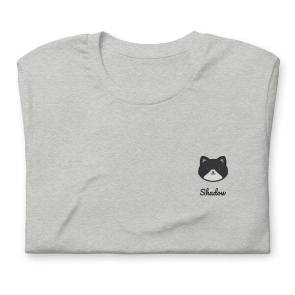 T-shirt Unisexe Chat Tuxedo Noir et Blanc