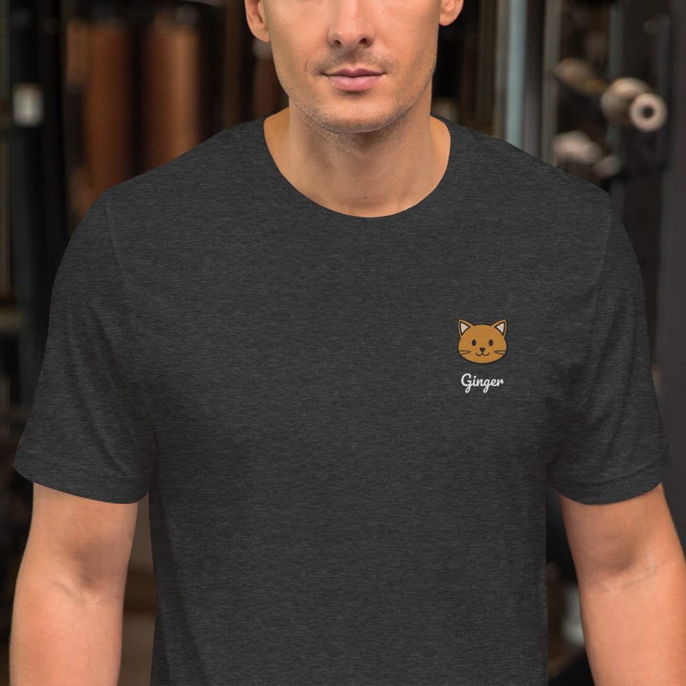 T-shirt Unisexe Chat Couleur Unie