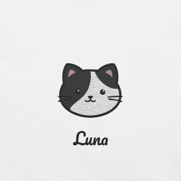 T-shirt Unisexe Chat Bicolore