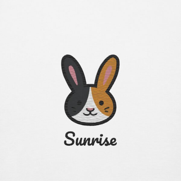 unisex-premium-sweatshirt-white-front-699ff63478f23.jpg Sweatshirt Unisexe Lapin Tricolore