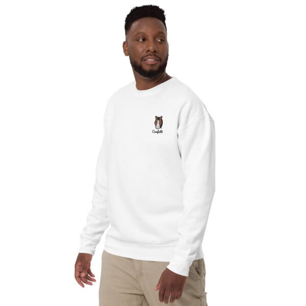Sweatshirt Unisexe Cheval Tâche Blanche