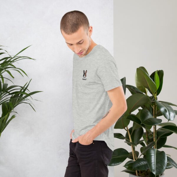 unisex-staple-t-shirt-athletic-heather-left-699ff6fae9d32.jpg T-shirt Unisexe Lapin Tricolore