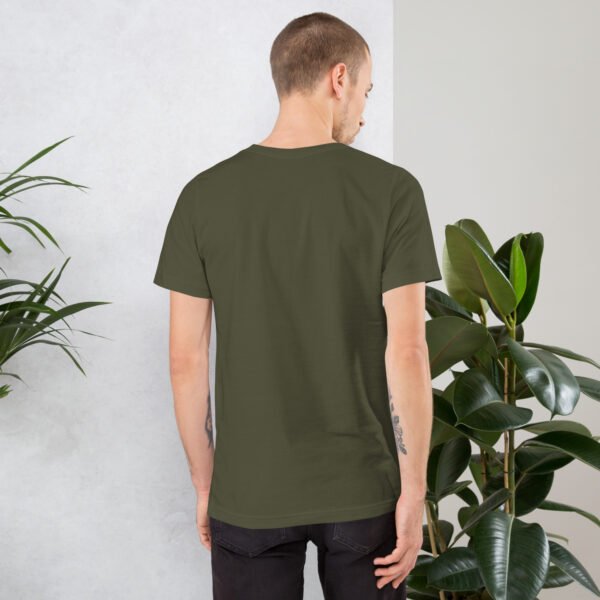 unisex-staple-t-shirt-military-green-back-6992d4540e609.jpg T-shirt Unisexe Lapin Couleur Unie
