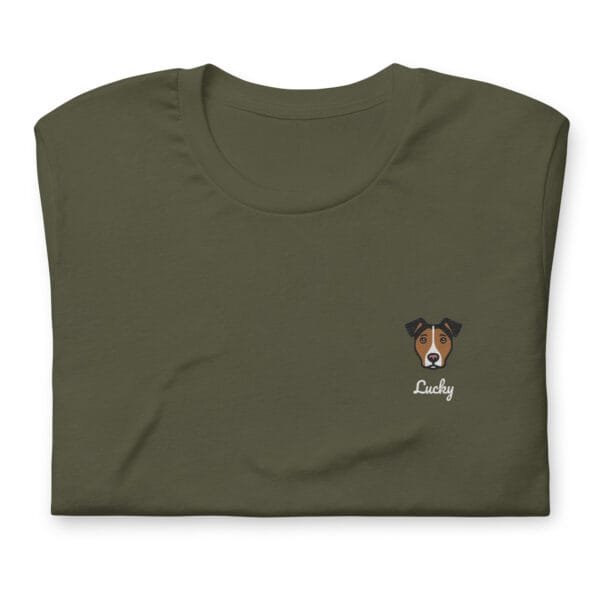 T-shirt Unisexe Chien Croisé