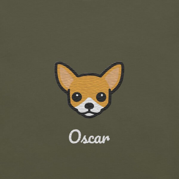 unisex-staple-t-shirt-military-green-front-698c5e78f3099.jpg T-shirt Unisexe Chihuahua