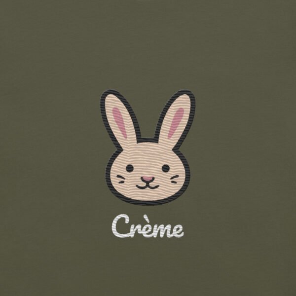 unisex-staple-t-shirt-military-green-front-6992d4535133b.jpg T-shirt Unisexe Lapin Couleur Unie