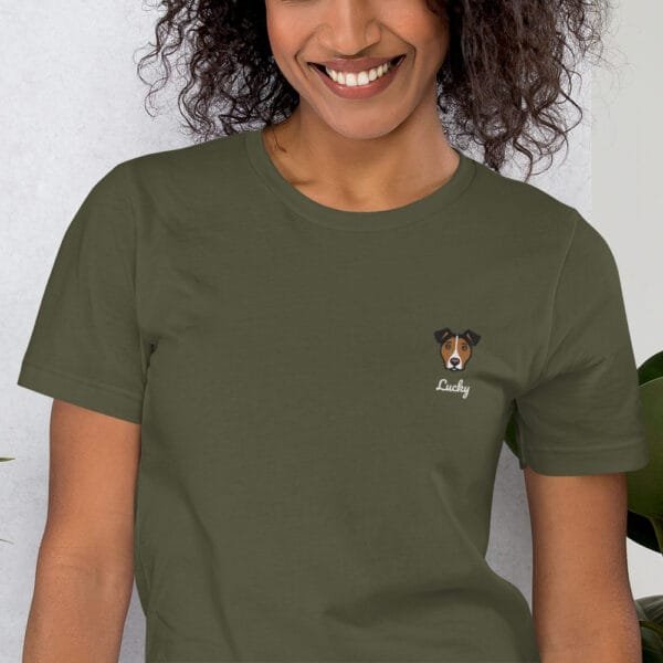 T-shirt Unisexe Chien Croisé