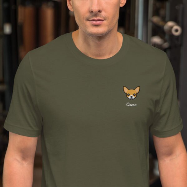 unisex-staple-t-shirt-military-green-zoomed-in-698c5e7970c10.jpg T-shirt Unisexe Chihuahua