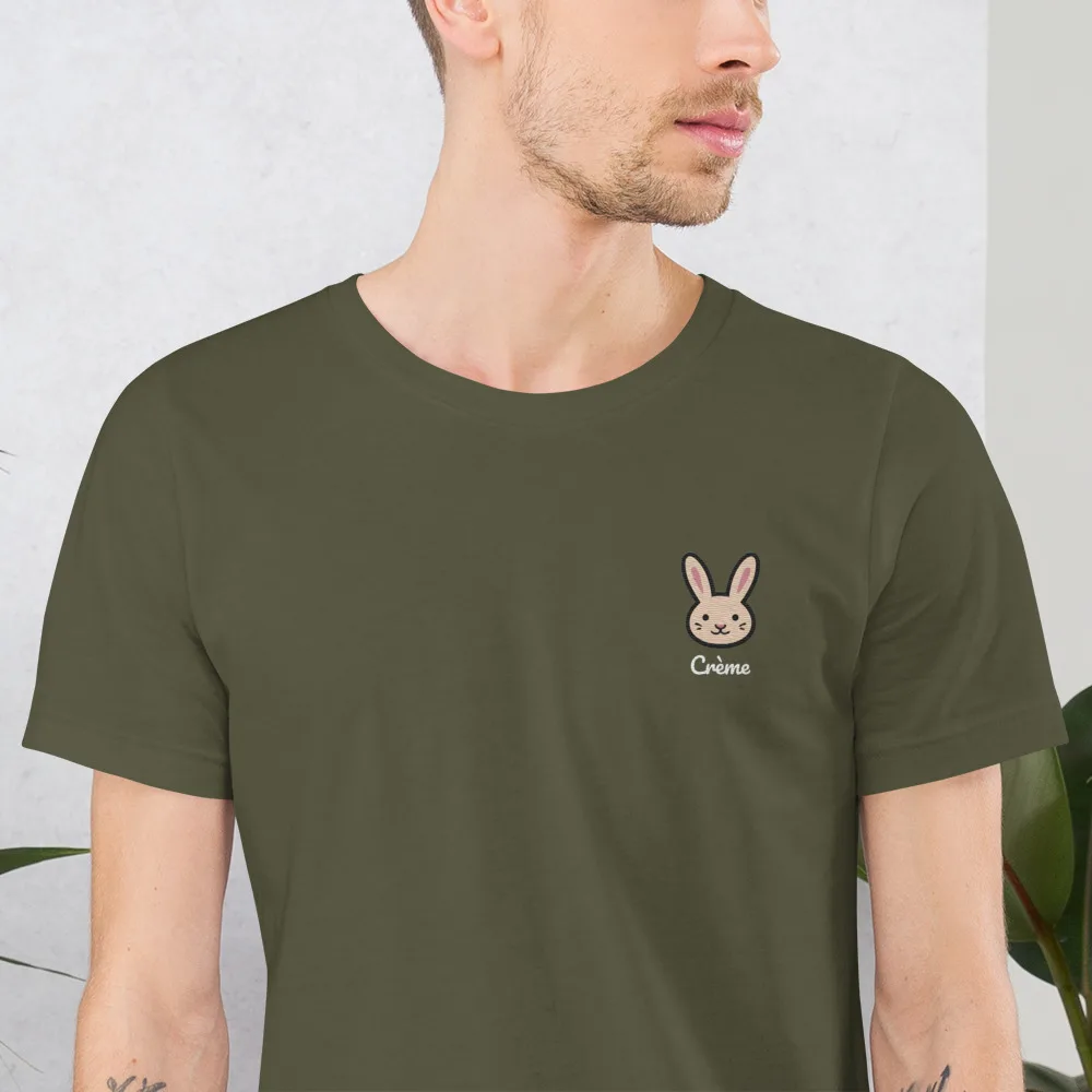 T-shirt Unisexe Lapin Couleur Unie
