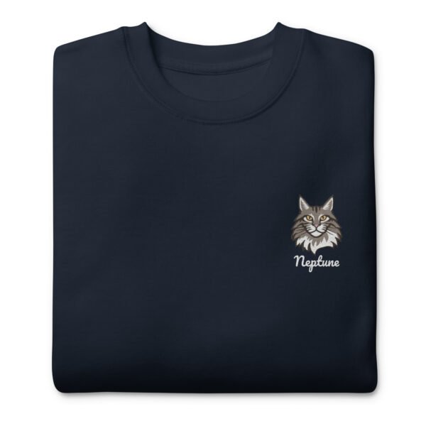Maine coon Gris Unisex Premium Sweatshirt