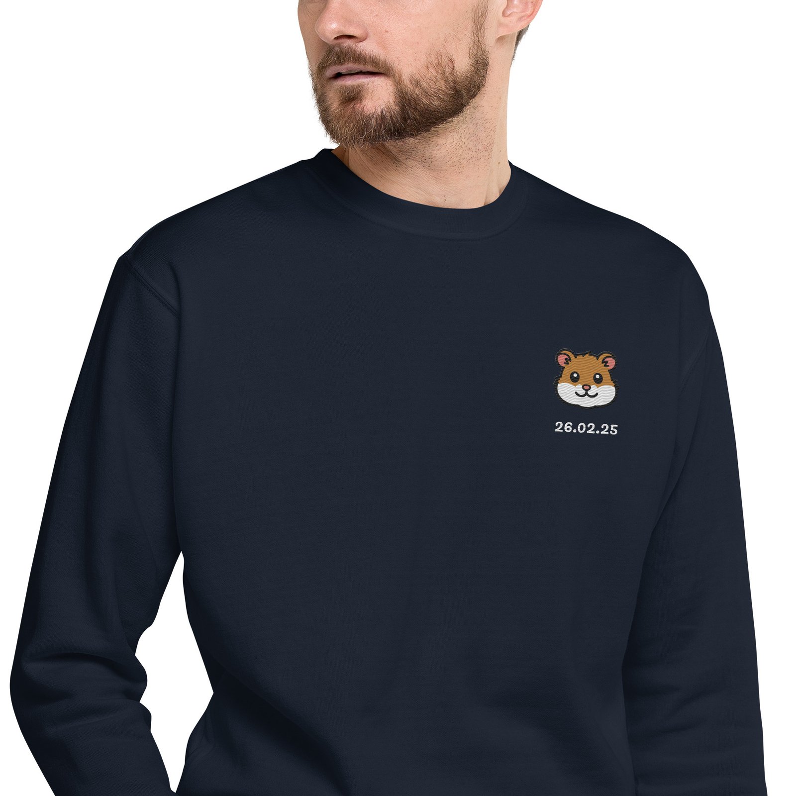 Sweatshirt Unisexe Hamster Bicolore